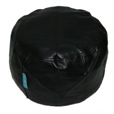 Drum Stool - Black Textured PU Leather